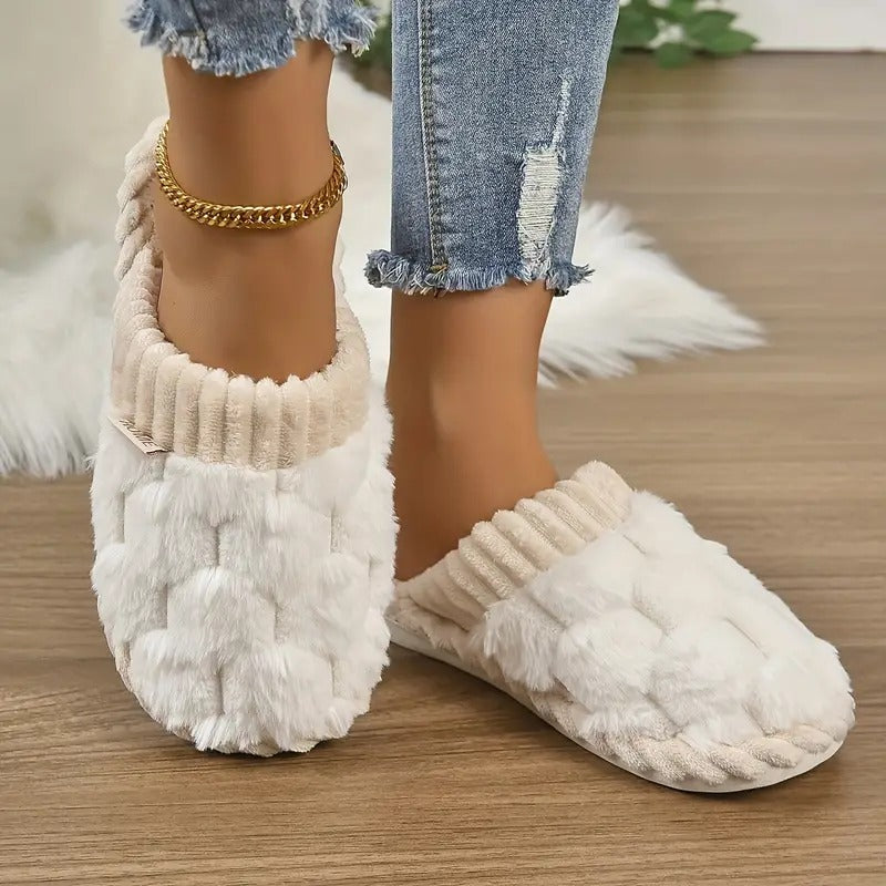 Luxe Plush Faux Fur Slippers