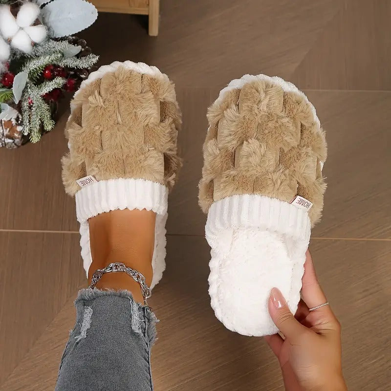 Luxe Plush Faux Fur Slippers