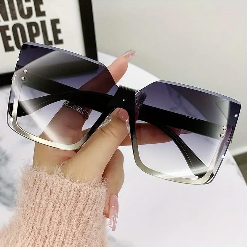 Glamour Gaze Rimless Sunglasses