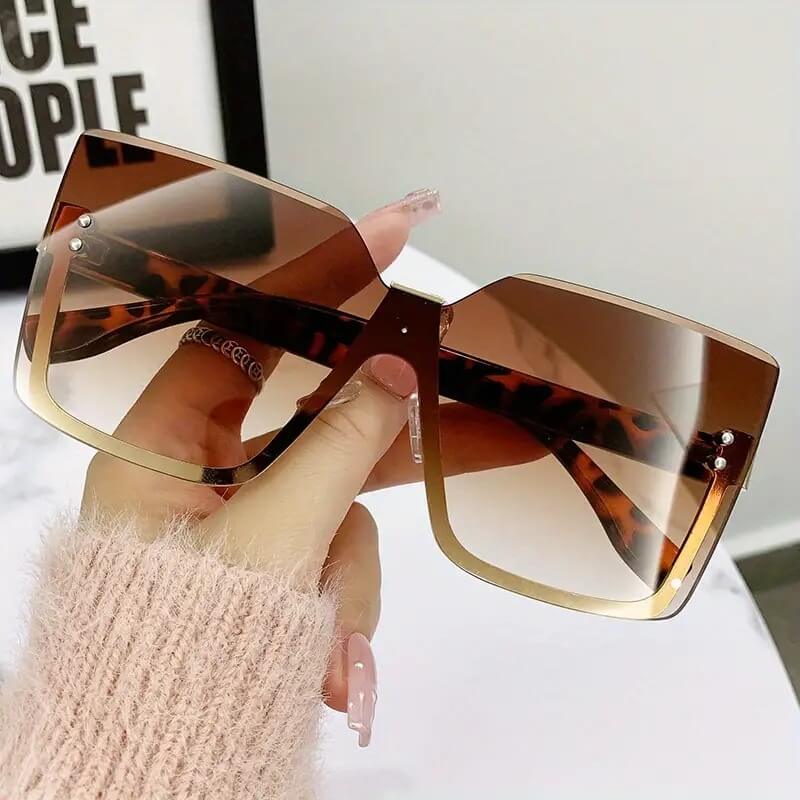 Glamour Gaze Rimless Sunglasses