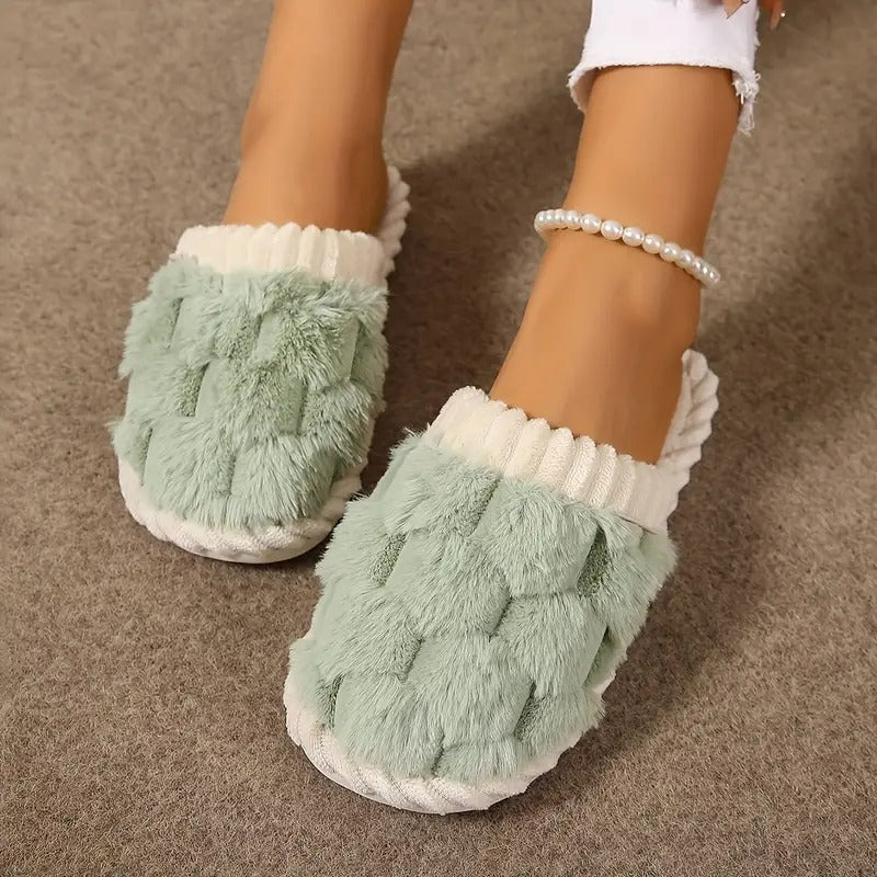 Luxe Plush Faux Fur Slippers