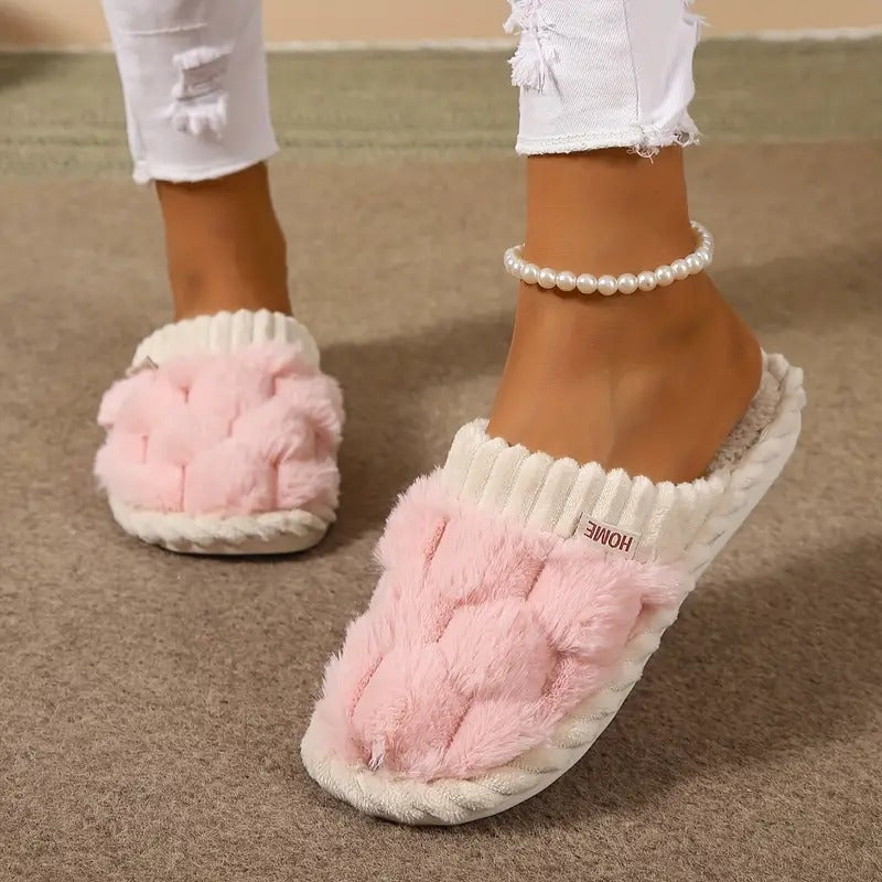 Luxe Plush Faux Fur Slippers