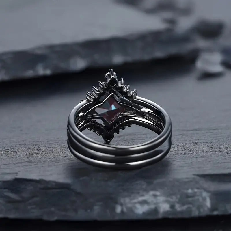 Royal Noir Ring Set